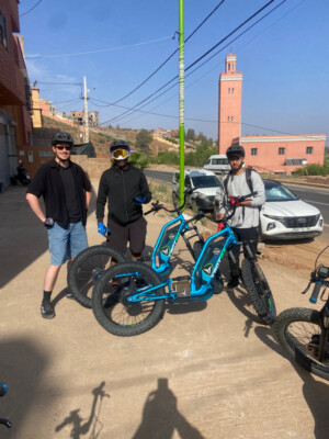 Off-road e-scooter excursion to Ourika, departing