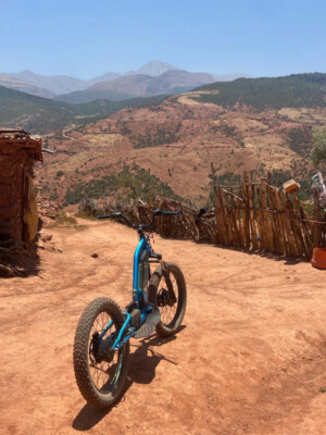 Excursion e-scooter off road Ourika sportif montages