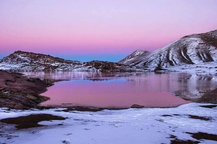 Oukaïmeden lac rose