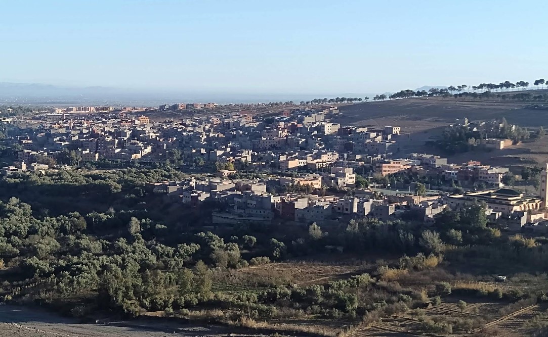 Vue sur le village de Tahannaout
