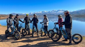 E-SCOOT - Groupe au lac Lalla Takerkoust